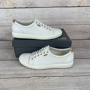 ECCO Soft 7 W Womens Sz EU 41 US 10-10.5 Casual Sneakers White